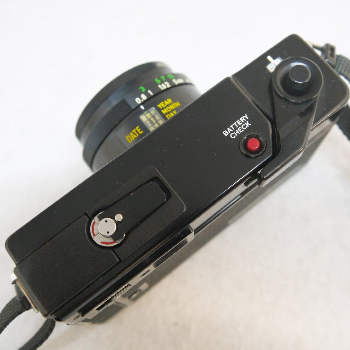 ジャンク品・保管品 Canon キャノン A35 Datelux フィルムカメラ コンパクトカメラ レンズ 40mm 1:2.8 動作未確認 現状品の画像5