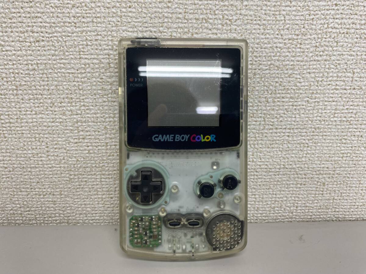  GBC　ゲームボーイカラー　本体　クリア_画像1