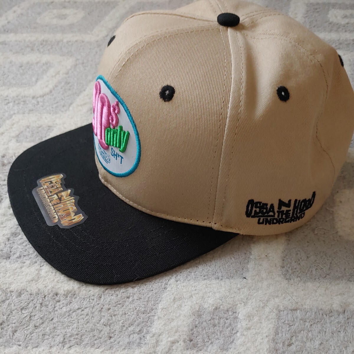 NICETY OSSAN THE HOOD cap hat SNAPBACK lowrider usdm Mini tiger tiger  gold high speed have lead 