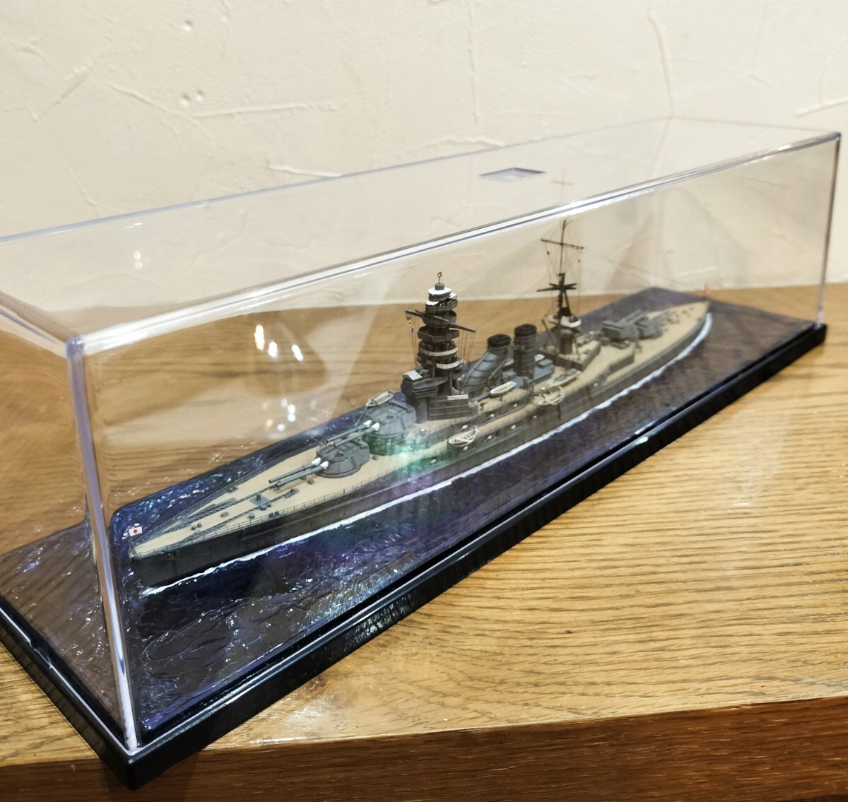 完成品　艦船模型　1/700 　アオシマ　戦艦長門　1927 屈曲煙突_画像8