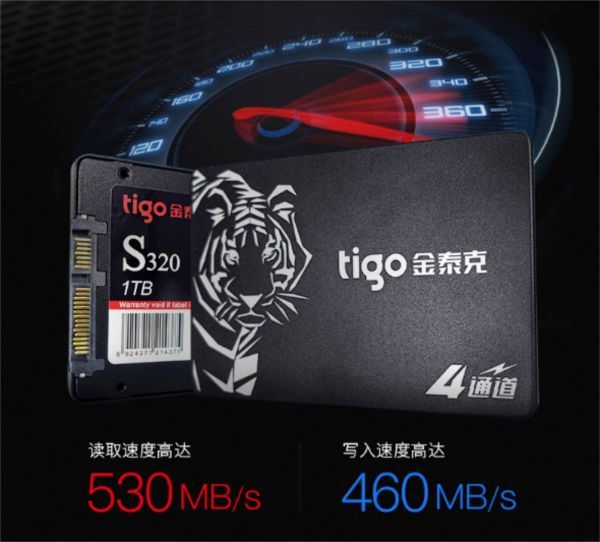 ■新品!!国内対応&90日保証■ 【2019最新型】 tigo SSD 480GB SATA3/6.0Gbps 2.5インチ 3D 高速 NAND TLC 内蔵型 S320 PC ノートPC DE007_画像2