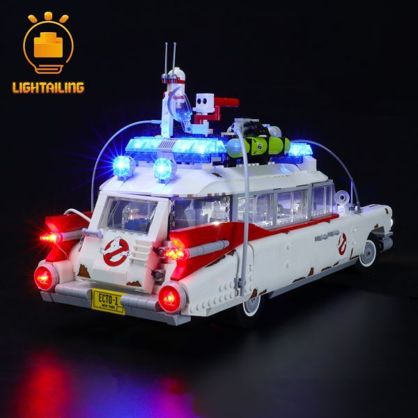 激レア!! MOC ブロック 10274 互換 ゴーストバスターズ ECTO-1 LEDライト 照明 キット カスタム パーツ DL156_画像6