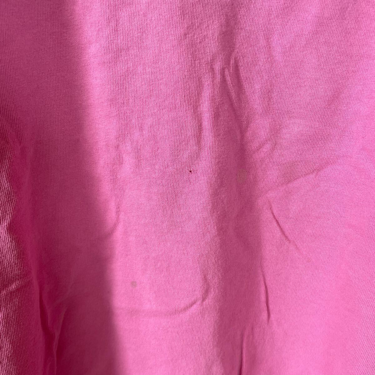 半袖 Tシャツ ビンテージ 90s シングルステッチ　ピンク桃色　サイズXL メンズ古着_画像5