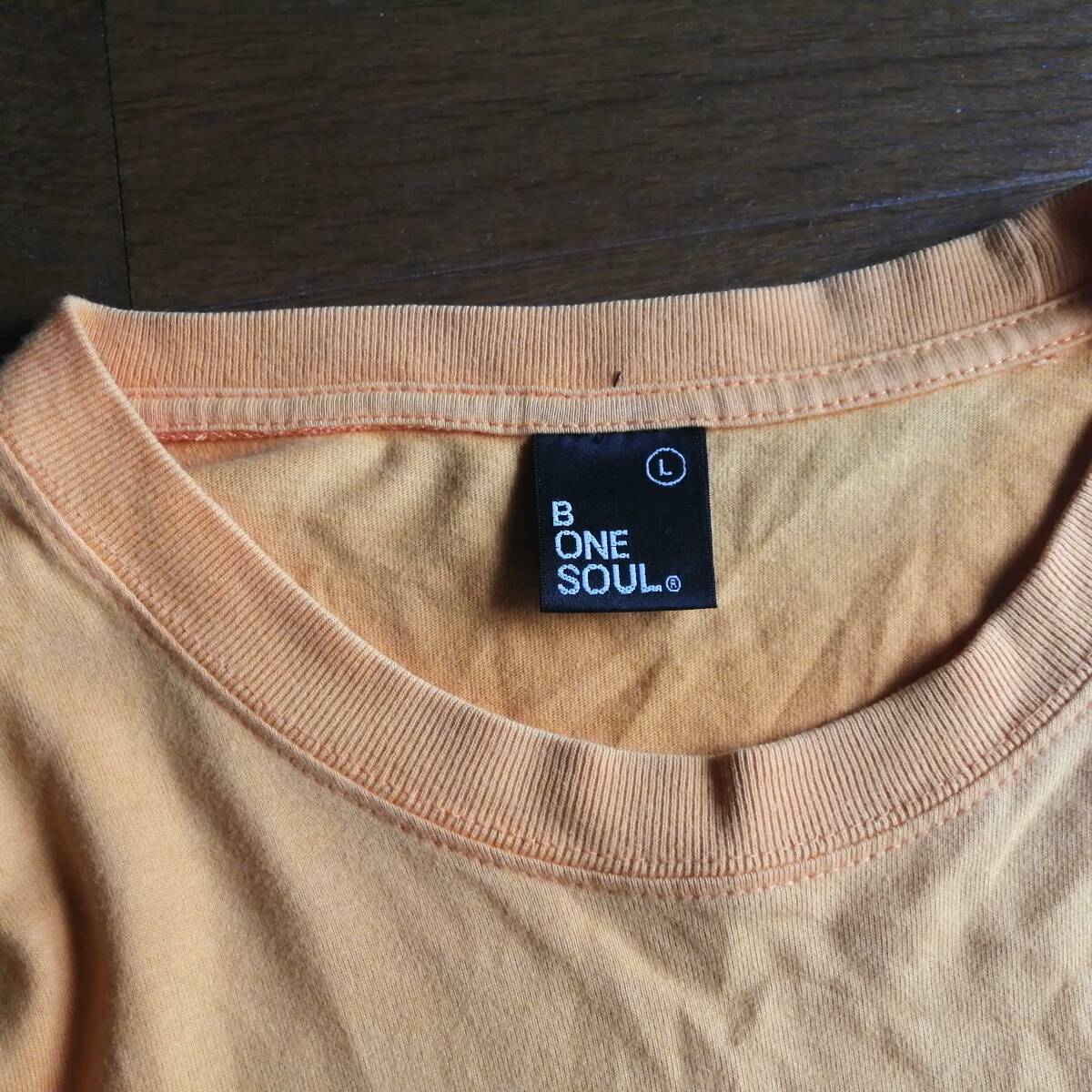 B ONE SOUL ビーワンソウル ロングシャツ Lサイズ 24-0513fu11【4点同梱で送料無料】_色落ちあり