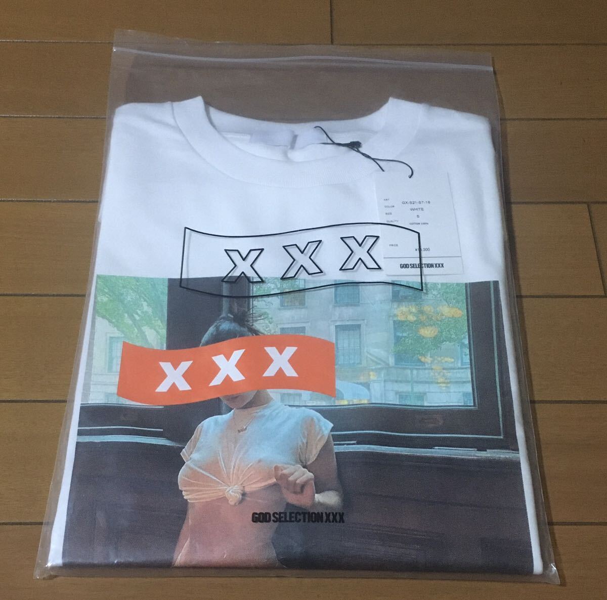 『新品』GOD SELECTION XXX★ベラ・ハディッド Tシャツ★Sサイズ 白 ホワイト_画像3