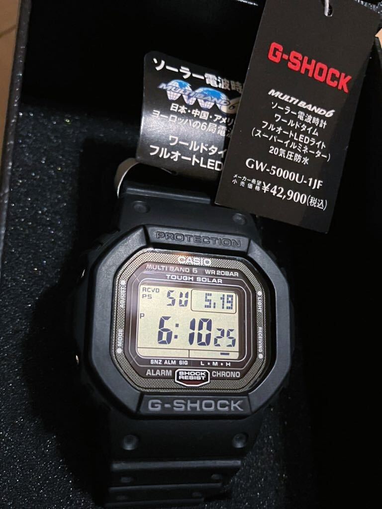G-SHOCK GW-5000U-1JF сделано в Японии внутренний стандартный товар 42900 иен Casio радиоволны солнечный Tough Solar ji- амортизаторы 