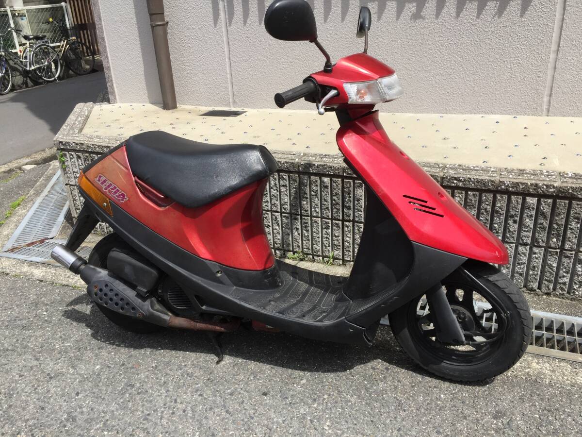 ２ストパワーのセピア５０ｃｃ 書類、鍵付き_画像1