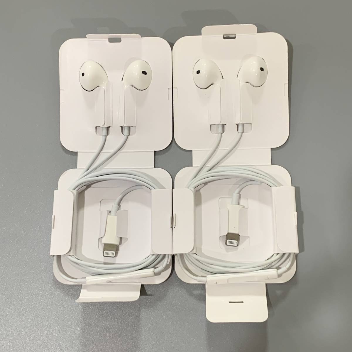 2個セット Apple純正 イヤフォン iPhone 有線イヤホン ライトニング　送料無料