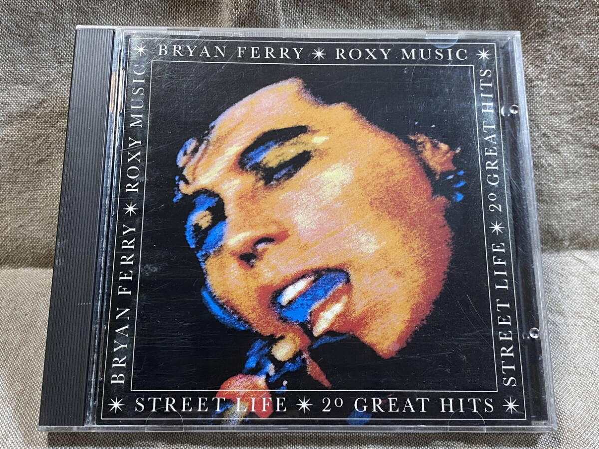 [80\'s POPS] BRYAN FERRY / ROXY MUSIC - STREET LIFE P40P20043 внутренний первая версия налог надпись нет 4000 иен запись записано в Японии снят с производства 