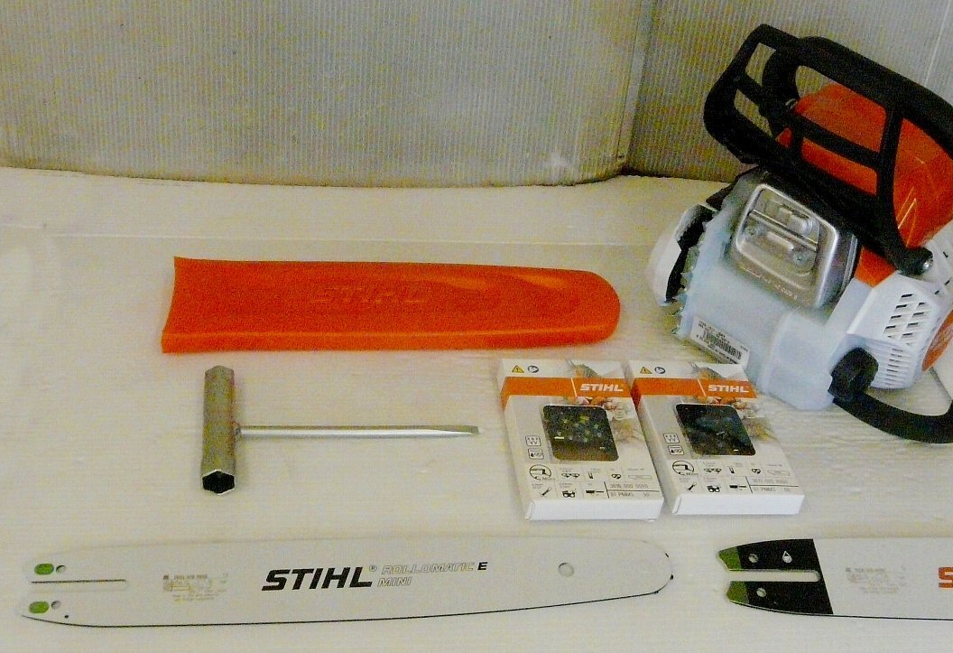 STIHL / スチール 最新 30.1cc ツールレスクイックチェンテンショナー付きチェンソー MS162C-BE_画像2