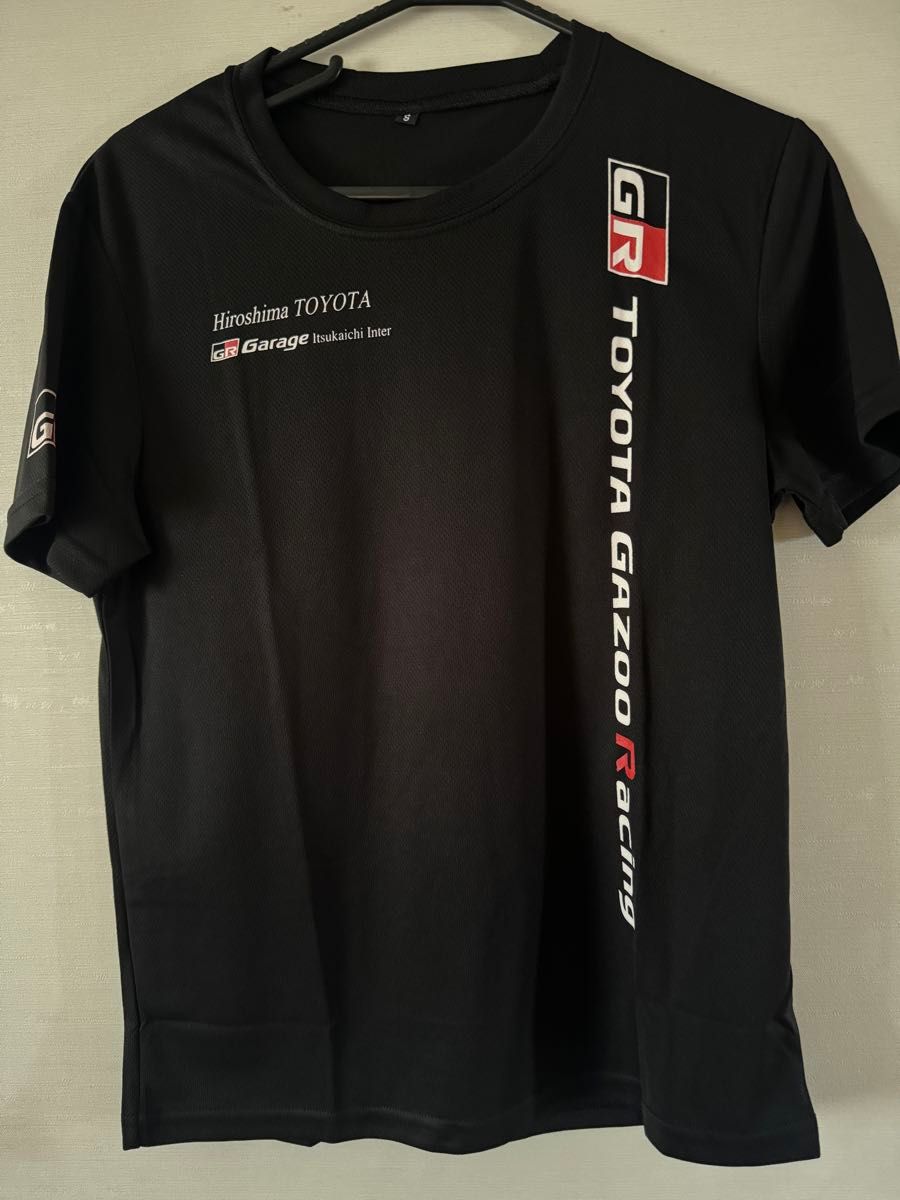 ヒロシマ トヨタ GR 公式限定Tシャツ GAZOORacing ガゾーレーシング メンズTシャツ 黒  半袖