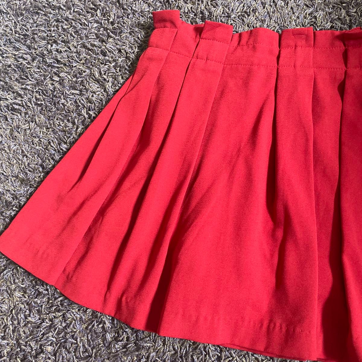CECIL Mc BEE パンツ付きスカート 赤 Sサイズ
