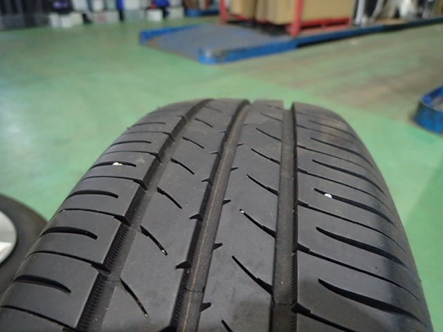 185/65R15 夏タイヤ　日産純正15インチ鉄ホイール４本セット　TOYO　2022年製　バリ山　ノート、ティーダ等　24051201_画像7