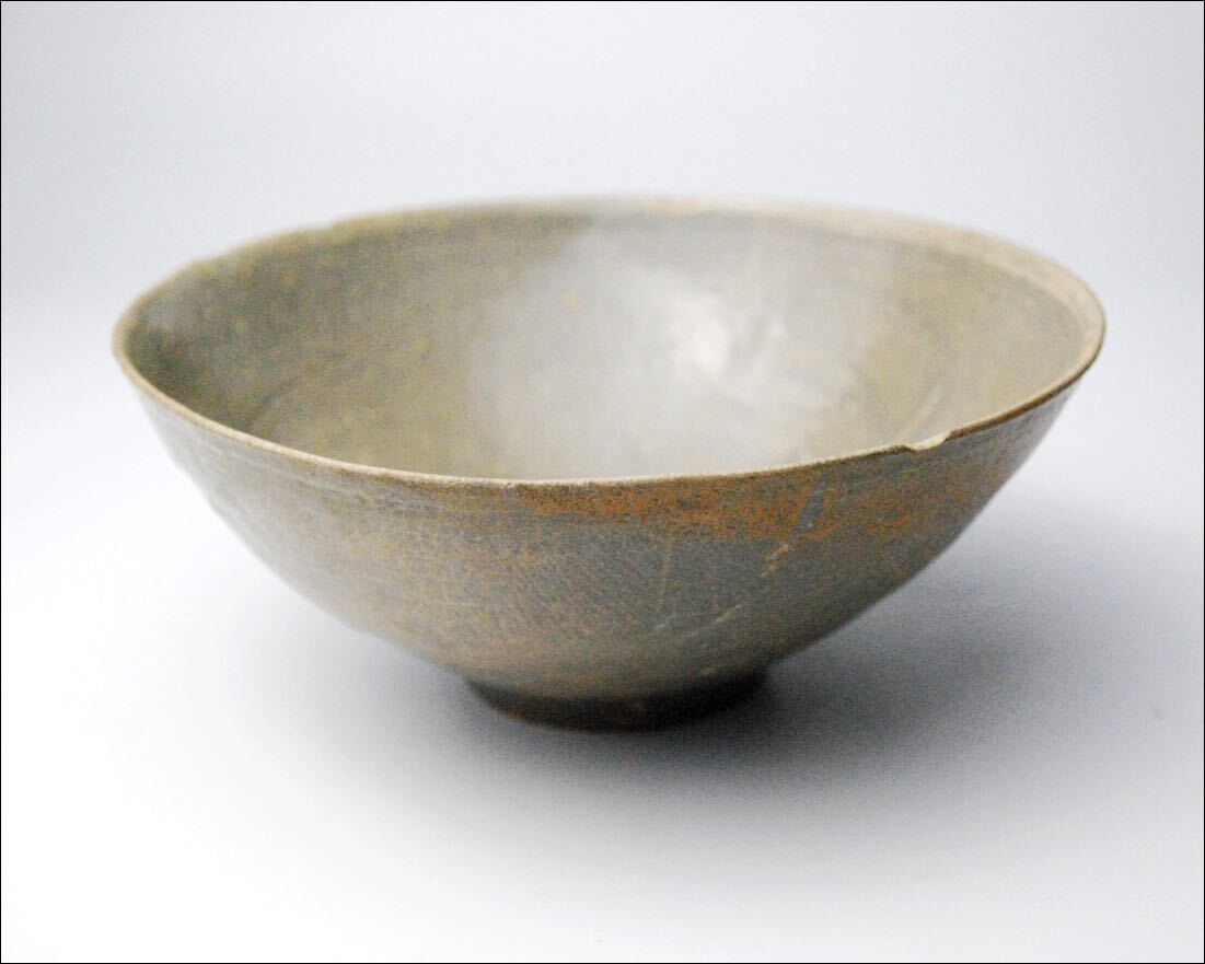 朝鮮美術 高麗 青磁 双鳳凰紋 菓子鉢 茶碗 茶道具_画像3