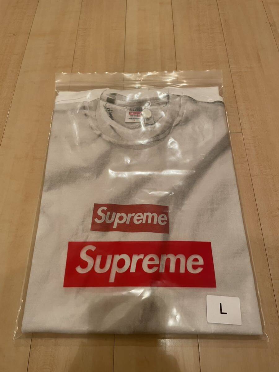 新品！ Lサイズ Supreme MM6 Maison Margiela Box Logo Tee シュプリーム メゾン マルジェラ 正規品 キムタク着用 Tシャツ ボックスロゴの画像1