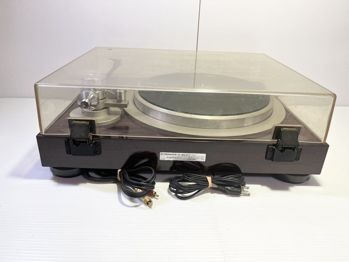 *1 jpy ~PIONEER PL-30LⅡ Direct Drive stereo record player used electrification verification only Pioneer turntable *