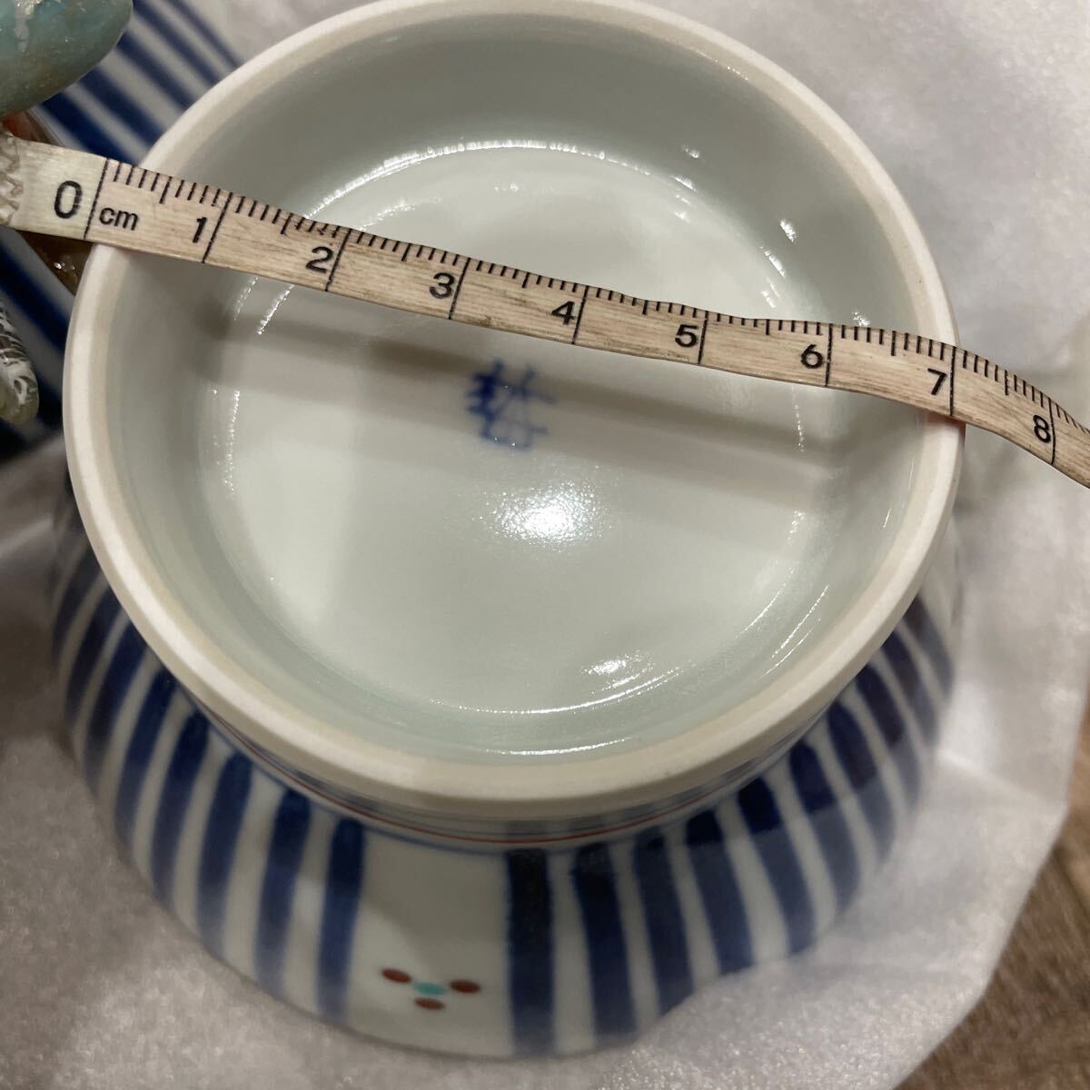 新品 未使用 砥部焼 梅山窯 くらわんか茶碗 大十草 2個セット飯碗うつわ お茶碗 ペア セット 和食器 陶器 御茶碗 お椀 茶碗 食器 飯椀 通販の画像5