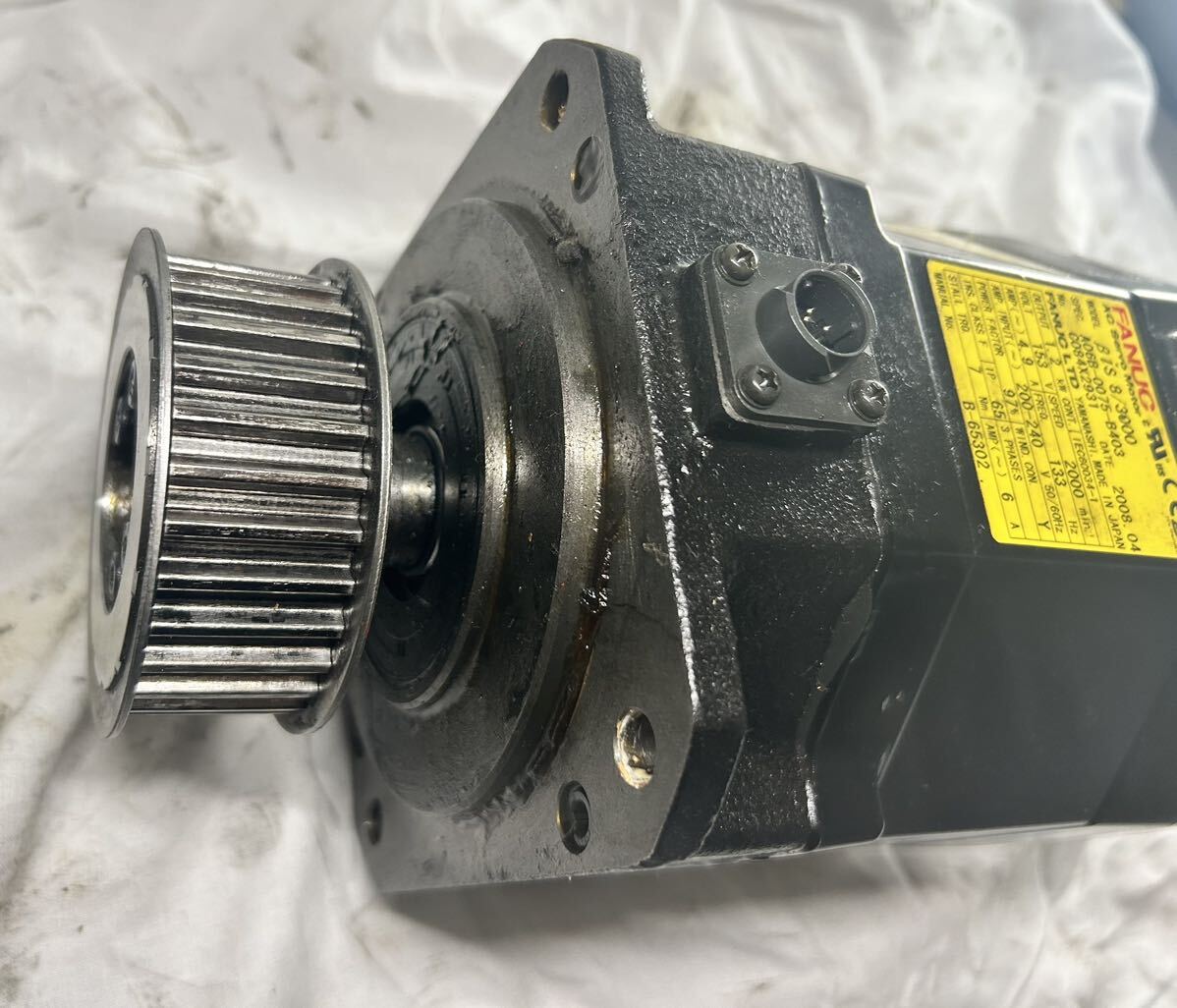 FANUC　ファナック　サーボモータA06B-0075-B403 動作品　中古品_画像6