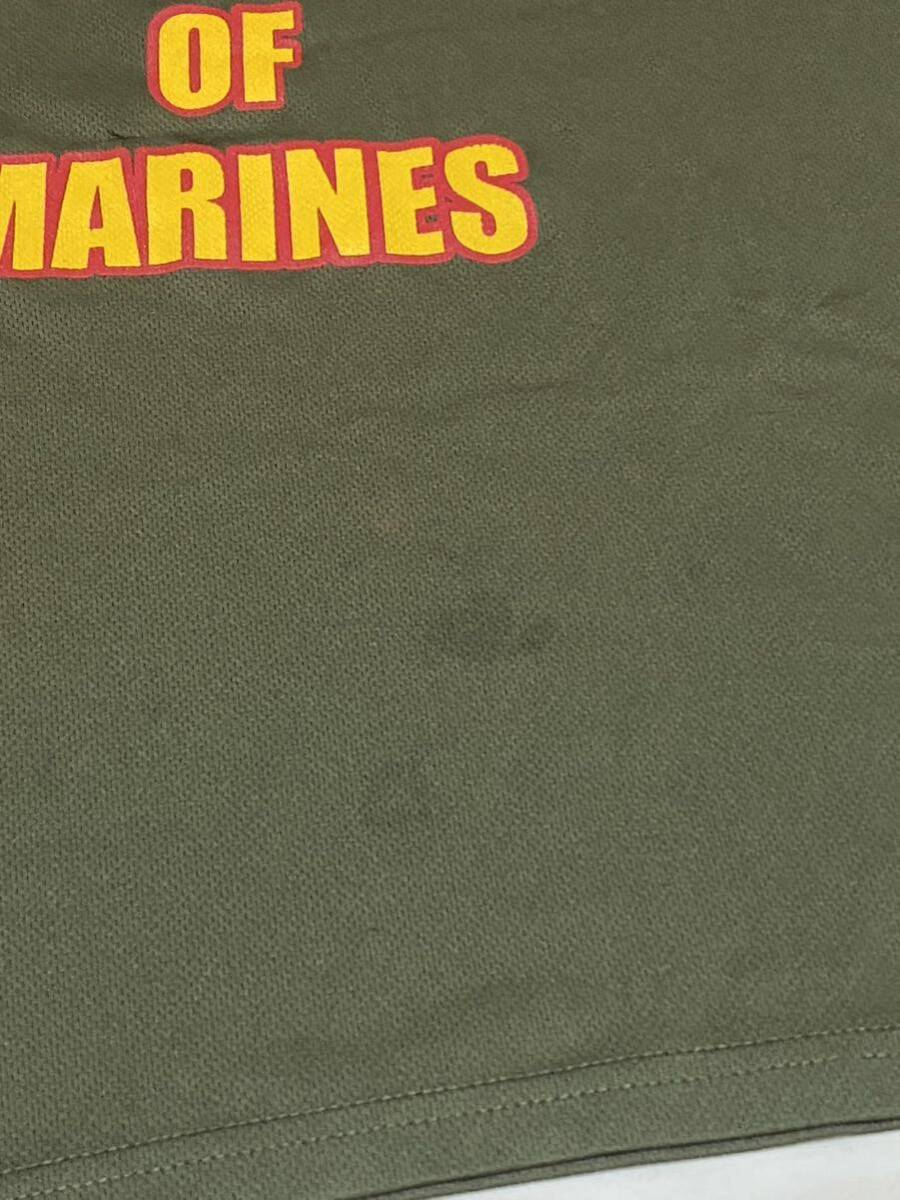 沖縄　米軍放出品　Tシャツ　MEDIUM OKINAWA MARINES 古着　USMC サバゲー　ミリタリー 半袖(18-7)_画像6
