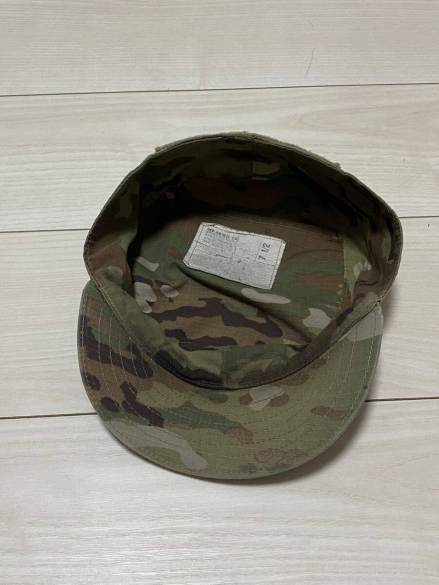米軍放出品.マルチカム　PATROL CAP　7 1/2 ARMY ミリタリー サバゲー　沖縄　OKINAWA キャップ 帽子 (18-15)_画像6