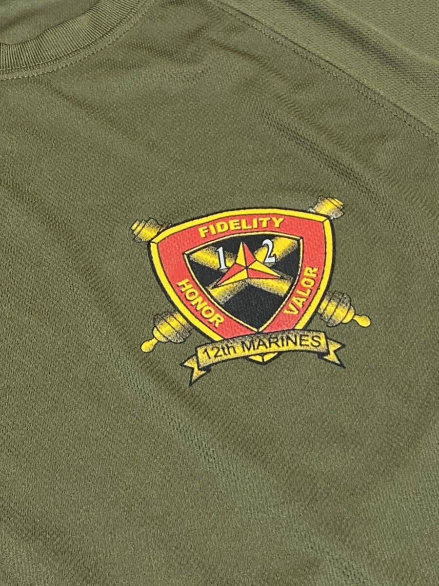 沖縄　米軍放出品　Tシャツ　XXL OKINAWA MARINES 古着　USMC サバゲー　ミリタリー 半袖(19-12)_画像2