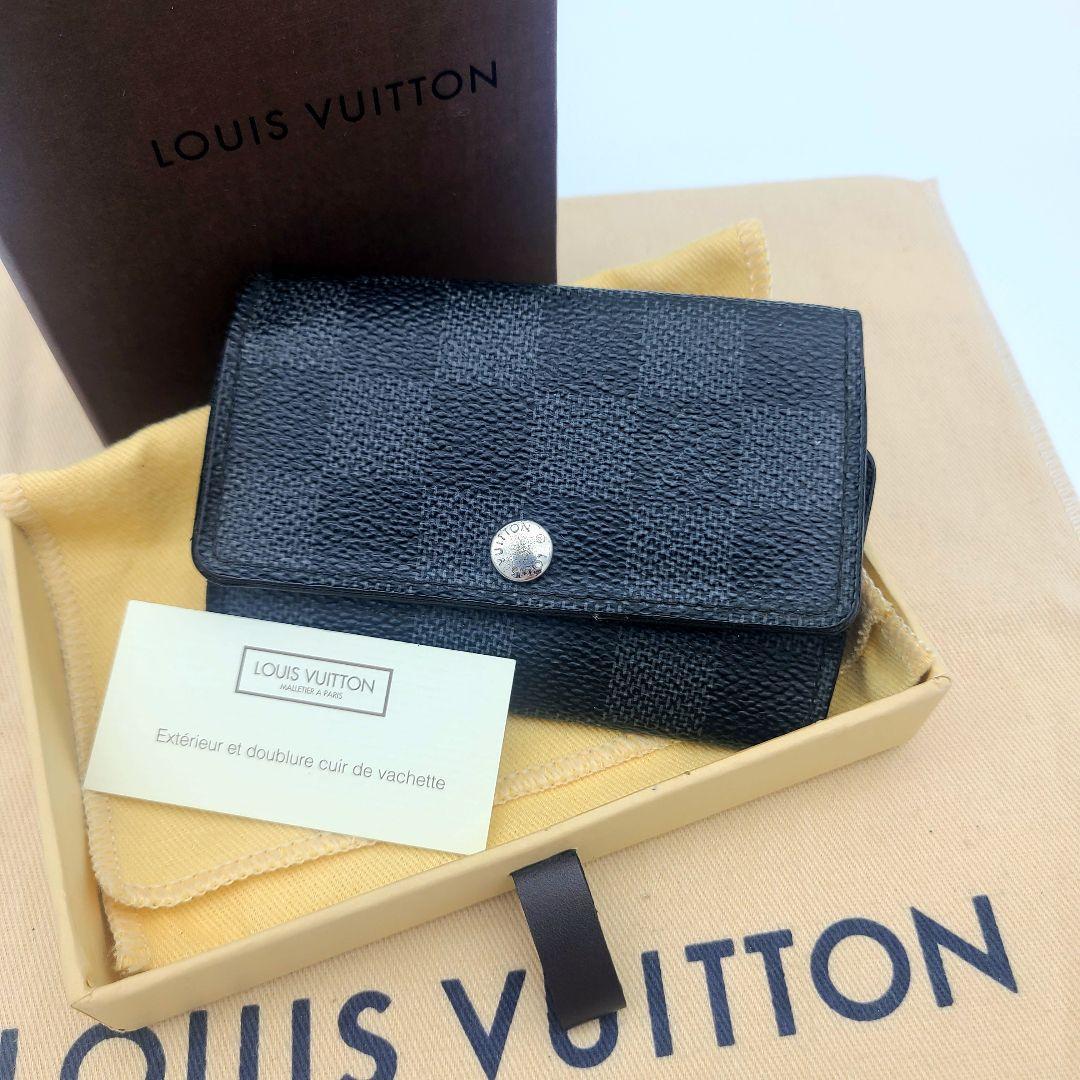 Louis Vuitton ルイヴィトン キーケース　ダミエ グラフィットミュルティクレ6 ６連 N62662