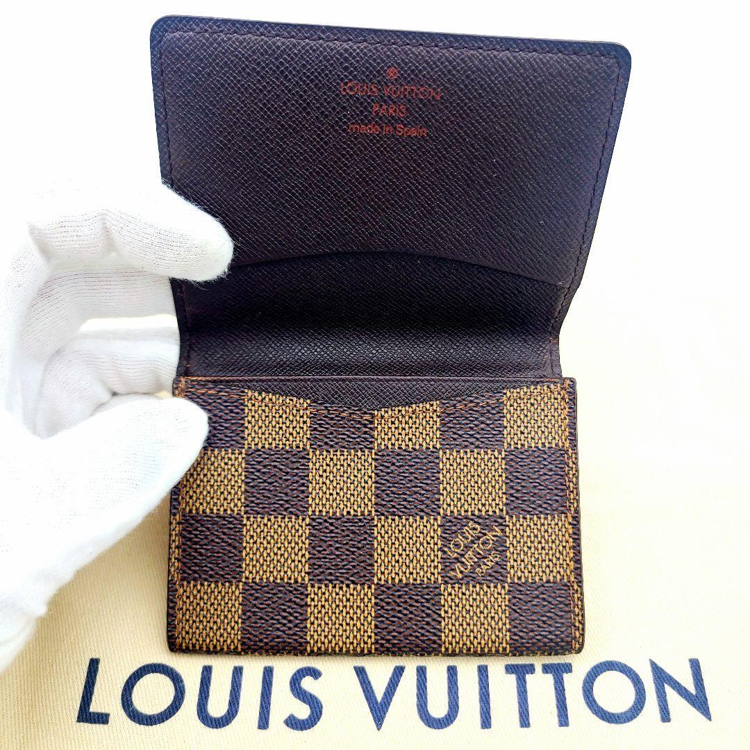 美品 Louis Vuitton ルイヴィトン ダミエ カードケース 名刺入れ アンヴェロップ N62920_画像3