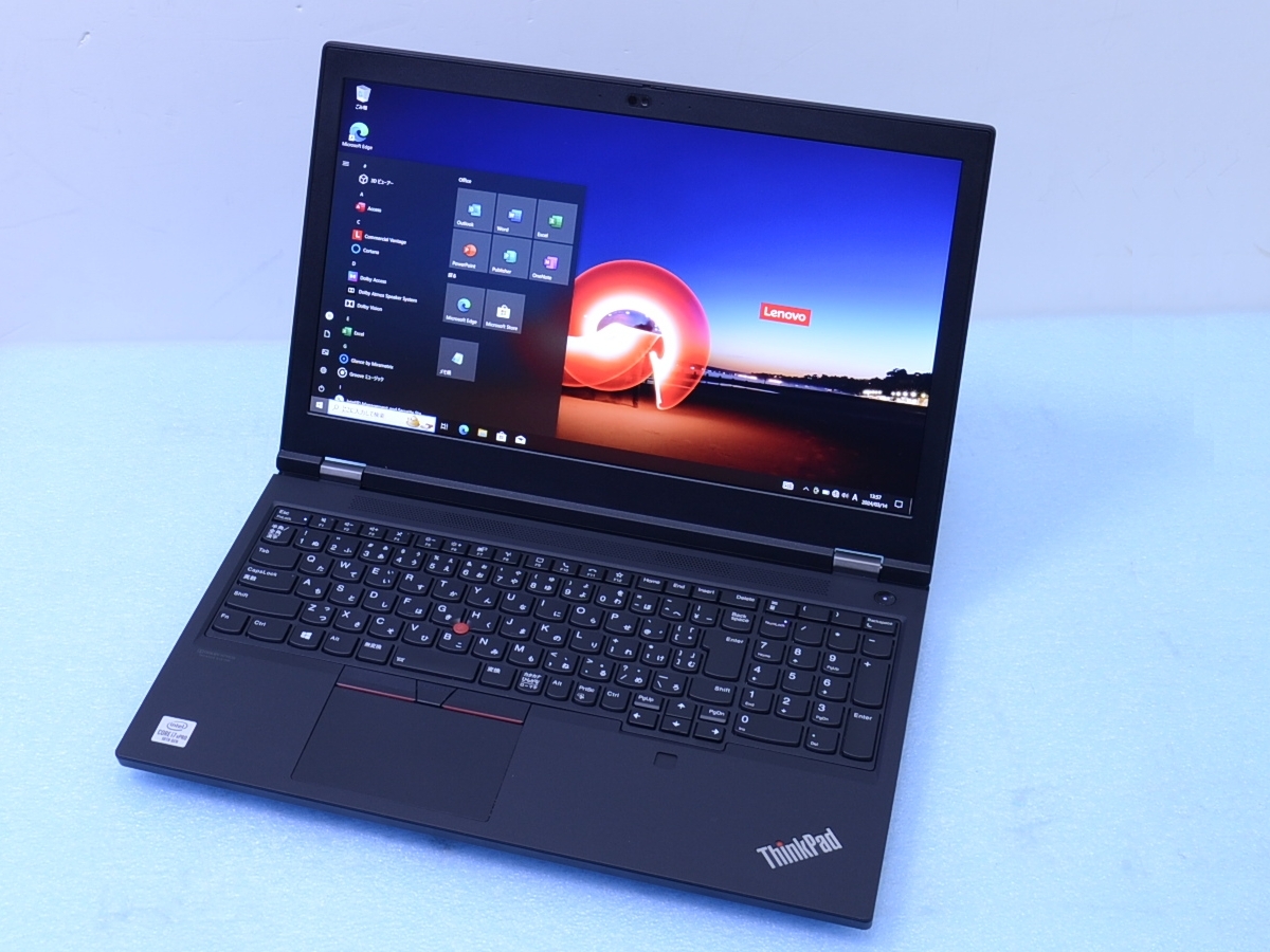 ThinkPad T15g Gen1 Core i7-10850H メモリ64GB SSD2512GB Office Lenovo ノートパソコン PC 管理C11_画像1