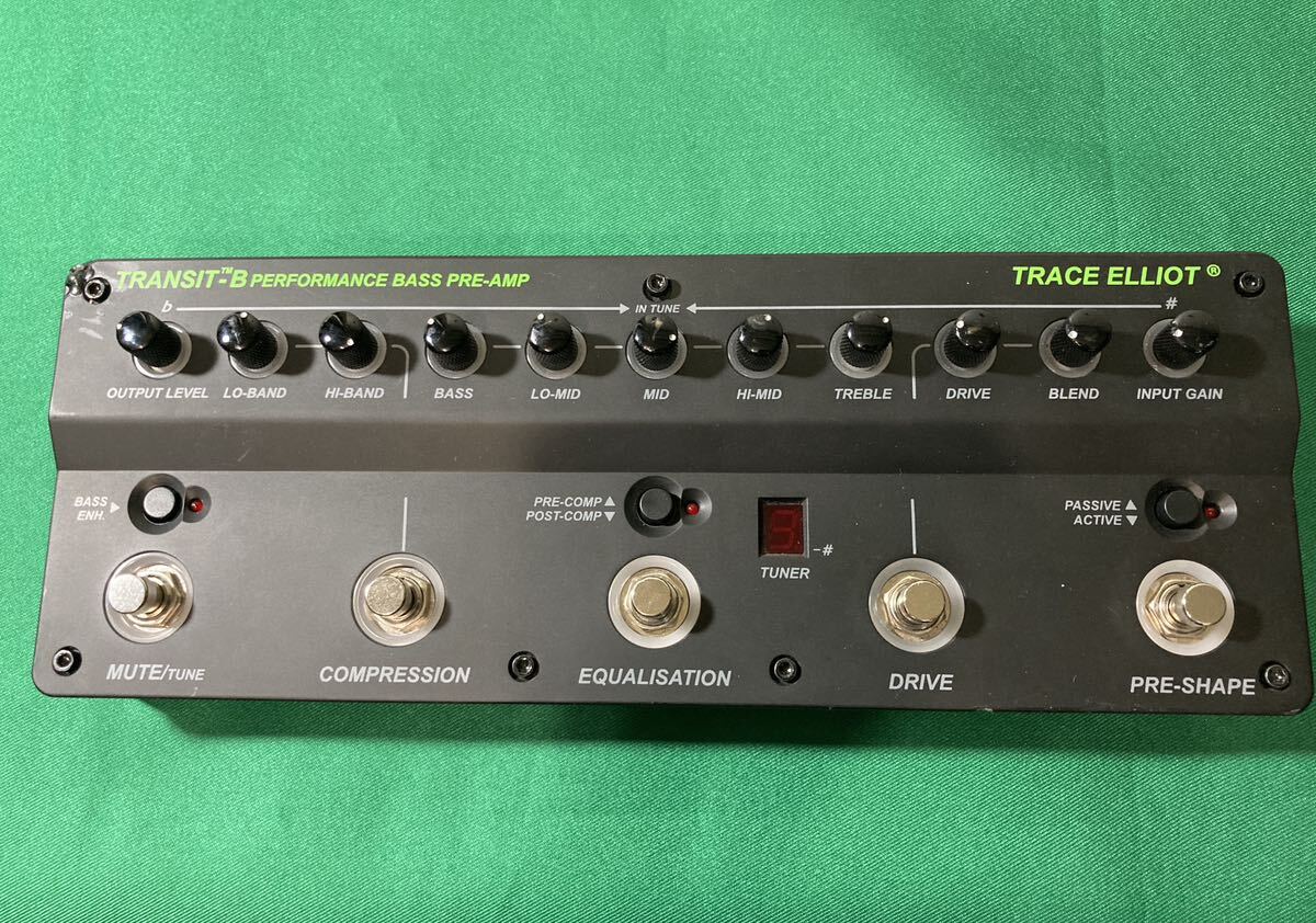 TRACE ELLIOT TRANSIT-B PERFORMANCE BASS PRE AMP Junk 