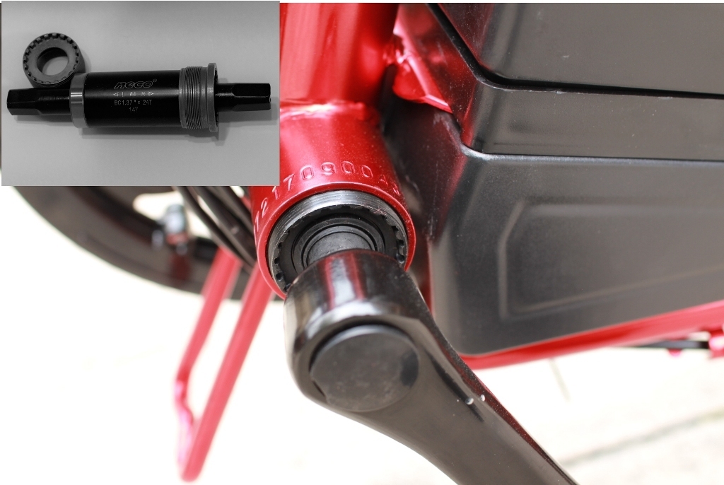 電動自転車 Max35km/h パワフル500W仕様 折り畳みフル電動アシスト 切り替え式 自転車の画像7