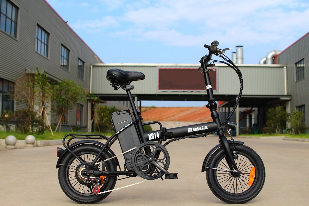電動自転車 Max35km/h パワフル500W仕様 折り畳みフル電動アシスト 切り替え式 自転車の画像9
