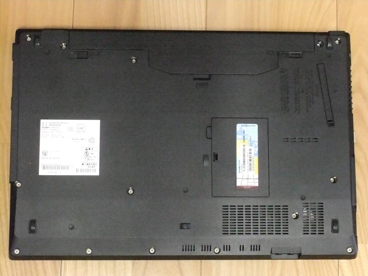 Fujitsu LIFEBOOK A574/H (FMVA05004) Core i5-4300M 2.6GHz/DDR3 4GB 動作確認済の画像3