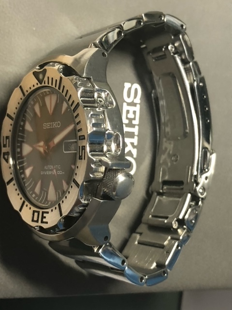 整理④ 完動極美 SEIKO【セイコー ドラキュラ シャーク モンスター ダイバー 200M スーペリア SRP313K 4R36-01J0】AUTOMATIC_画像9