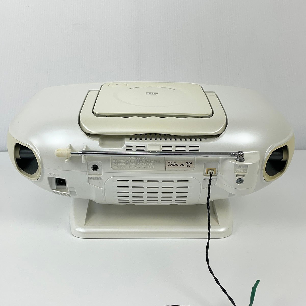 Panasonic パナソニック パーソナルMDシステム RX-MDX61 2004年製 リモコン付き CD/MDプレーヤー [R13164]の画像6