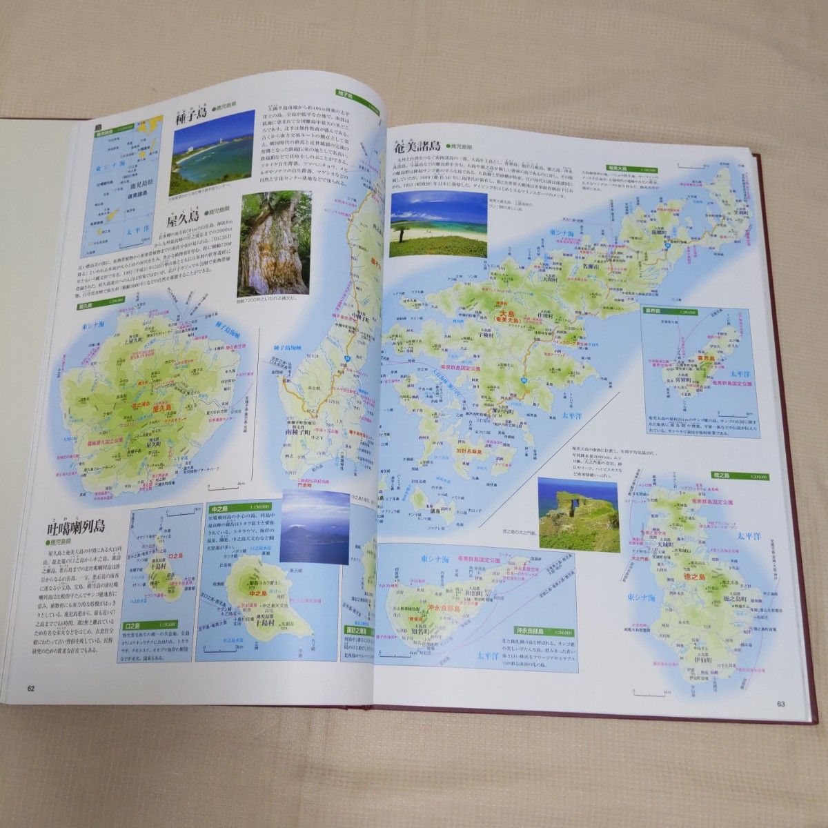 ユーキャン出版局の日本大地図と名所大地図
