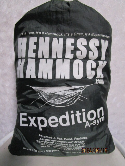 HENNESSY　HAMMOCK（ヘネシー　ハンモック）Expedition　Aーsym_画像1