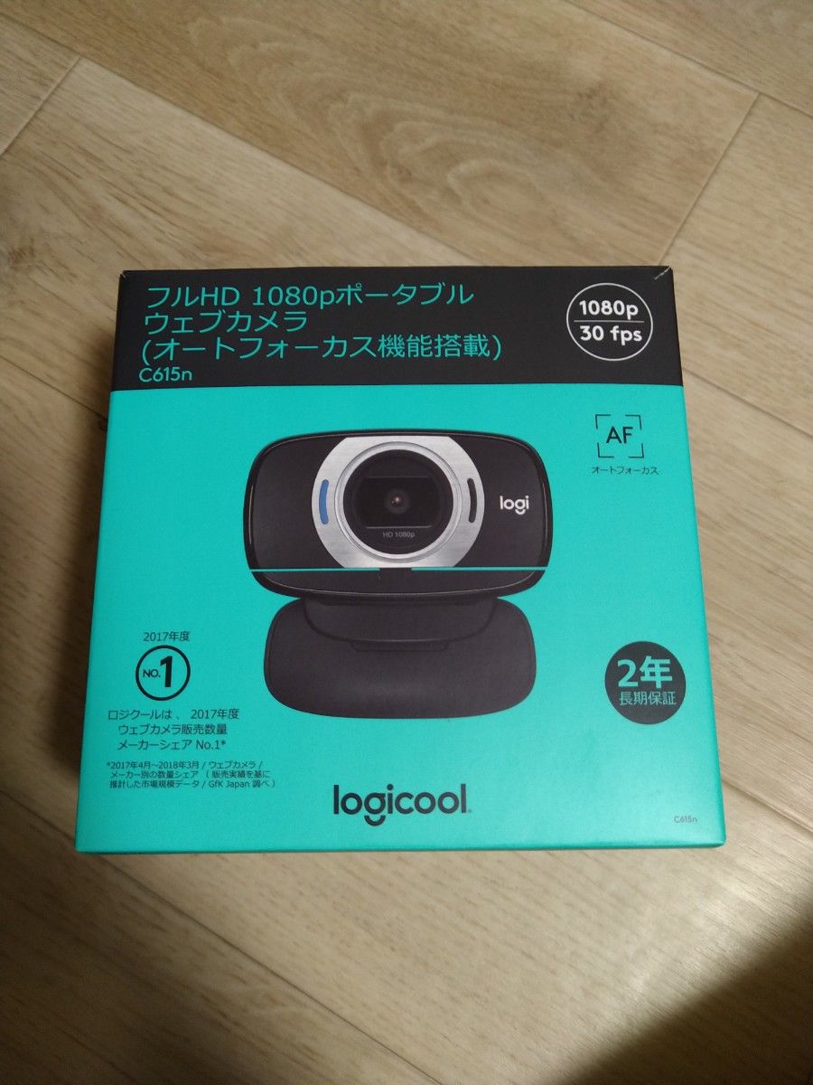 logicool C615n フルHD 1080p ポータブルウェブカメラ オートフォーカス ロジクール