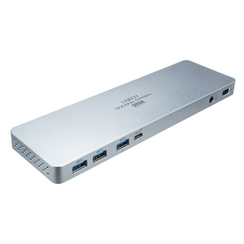 USB Type-C専用ドッキングステーション HDMI/DisplayPort対応・PD対応 4Kに対応 サンワサプライ USB-CVDK6 新品 送料無料_画像3