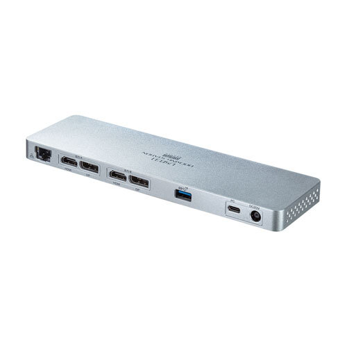 USB Type-C専用ドッキングステーション HDMI/DisplayPort対応・PD対応 4Kに対応 サンワサプライ USB-CVDK6 新品 送料無料_画像9
