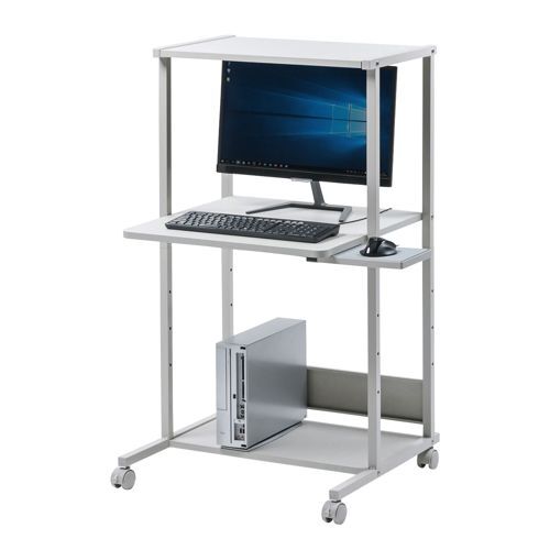  personal computer rack W650×D610×H1150mm on shelves D400mm, on shelves . printer .. even . paper easy to do RAC-EC36N Sanwa Supply free shipping new goods 