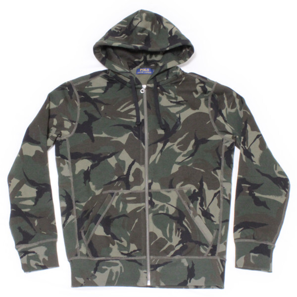 訳有 ポロ ラルフローレン M カモフラージュ スウェット パーカ POLO RALPH LAUREN CAMO SWEAT PARKA 迷彩 ラルフ フーディ RL フード カモ_画像1