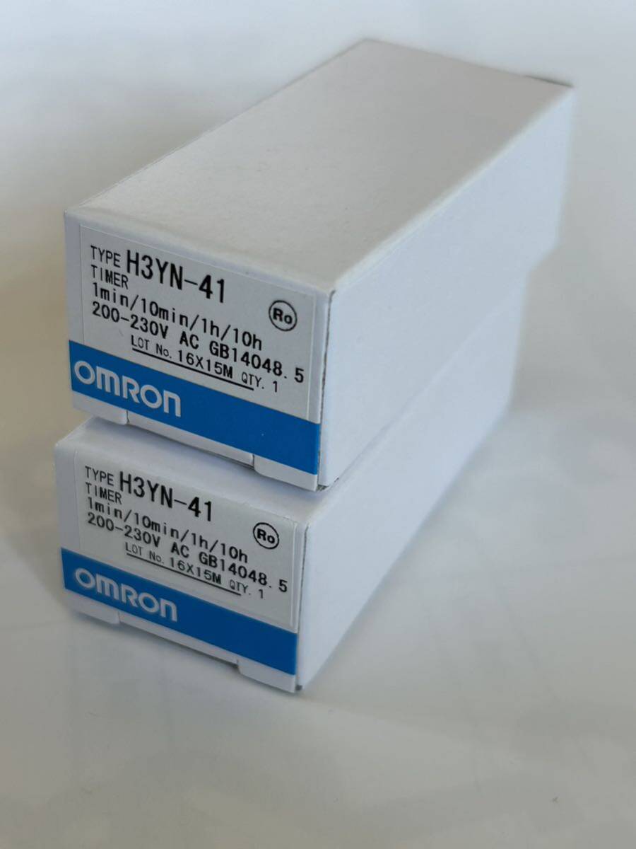 OMRON H3YN-4 AC200vタイマー 新品 送料無料_画像2