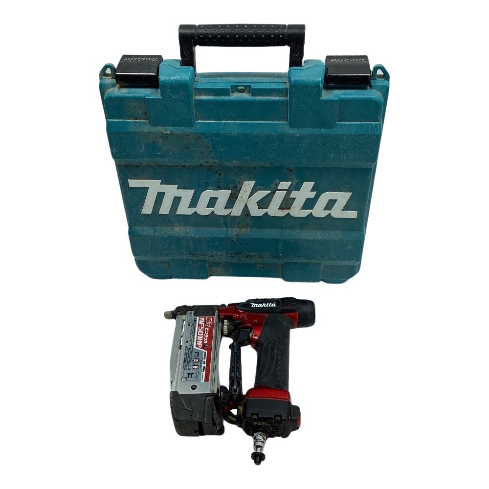 ◇◇ MAKITA マキタ ピンタッカー ケース付 高圧 AF501HP レッド 傷や汚れあり_画像1