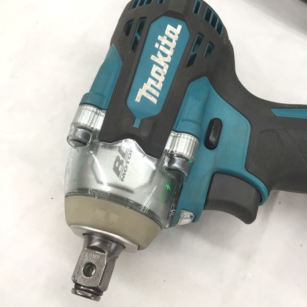 △△ MAKITA マキタ 充電式インパクトレンチ　18V 6ahバッテリー×2　充電器セット TW300DRGX やや傷や汚れあり_画像2