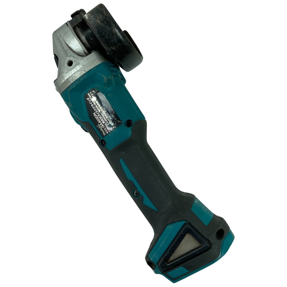 ＊＊ MAKITA マキタ 14.4V 100mm 充電式ディスクグラインダ 本体のみ GA403DN ブルー 傷や汚れあり_画像2