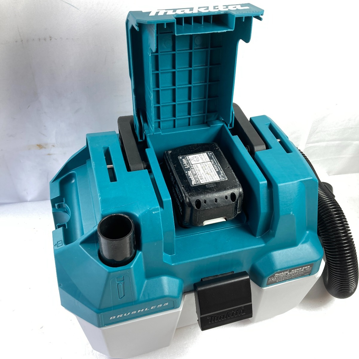 ＊＊ MAKITA マキタ 18V 充電式業務用集じん機 バッテリ1個付属 ※充電器なし VC750D ブルー 目立った傷や汚れなし_画像2