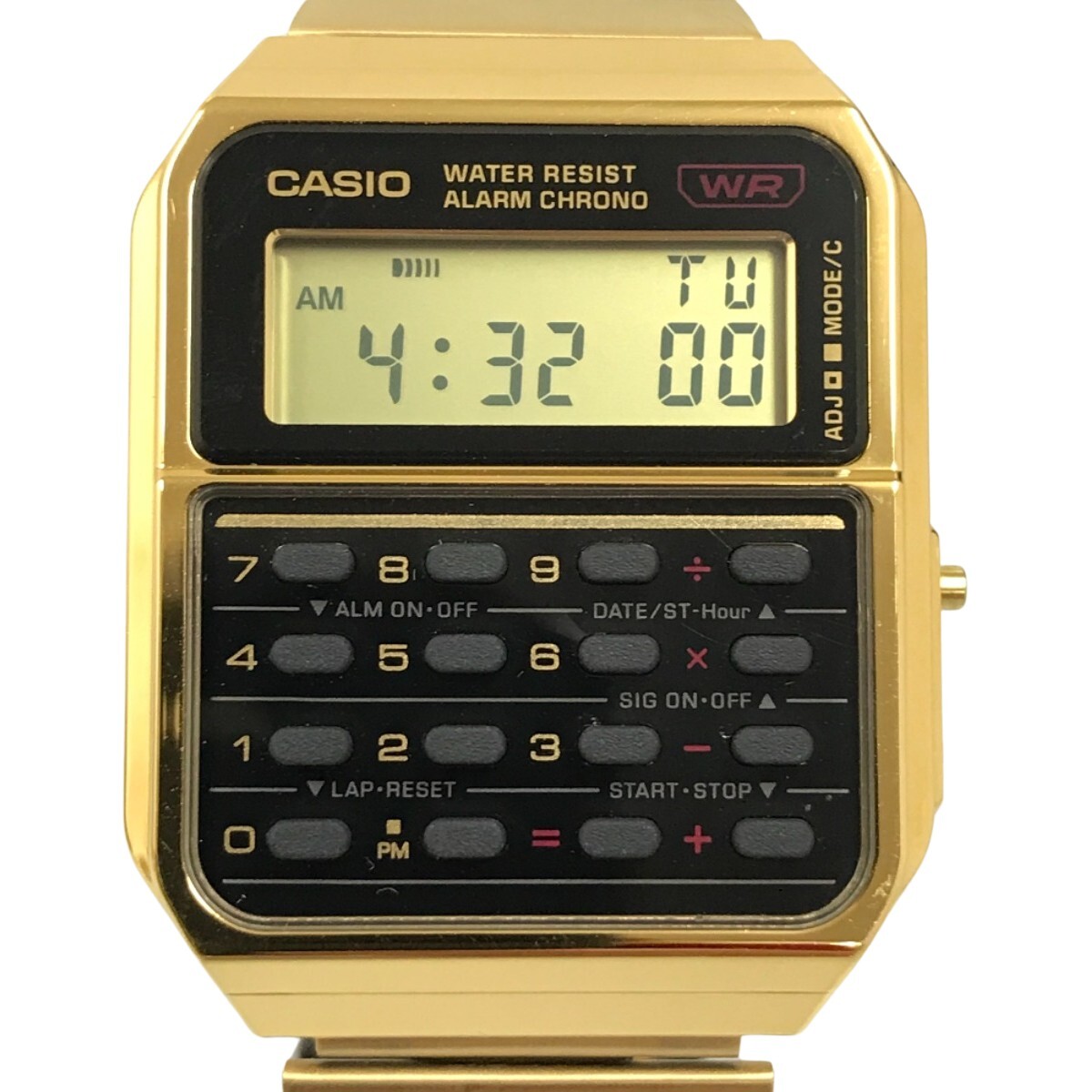 ## CASIO カシオ CLASSIC クラッシック 腕時計 デジタルウォッチ CA-500WE-1AJF ゴールド やや傷や汚れあり_画像2