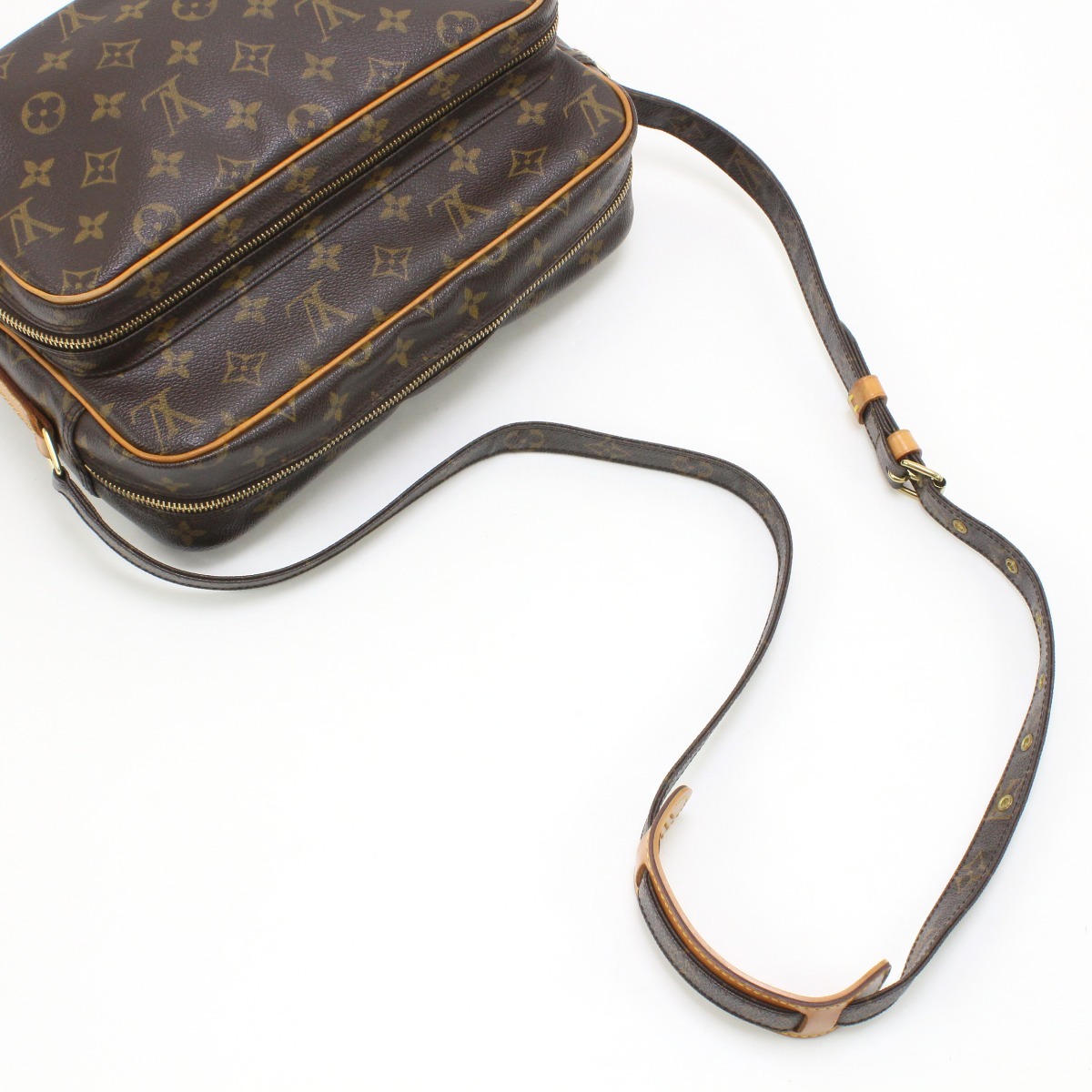 $$ LOUIS VUITTON ルイヴィトン モノグラム ナイル ショルダーバッグ M45244 やや傷や汚れあり_画像4