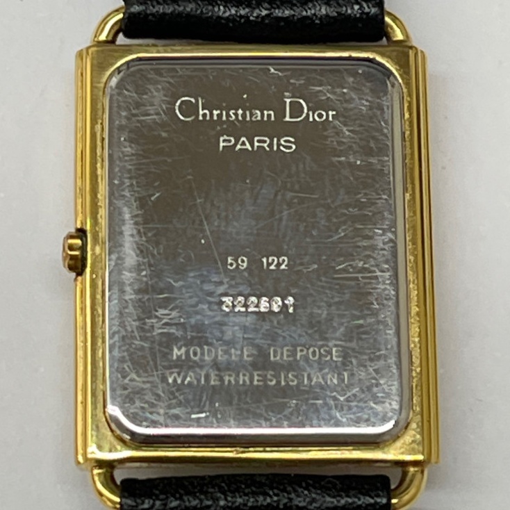 ◆◆ Christian Dior クリスチャンディオール 腕時計 59.122 傷や汚れありの画像2