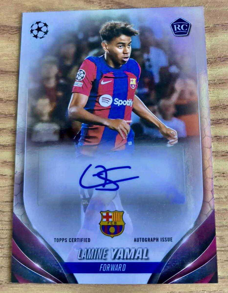 Yahoo!オークション - 2024 Topps UEFA UCC ヤマル Yamal 直筆 Yahoo!オークション - 2024 Topps UEFA UCC ヤマル Yamal 直筆
